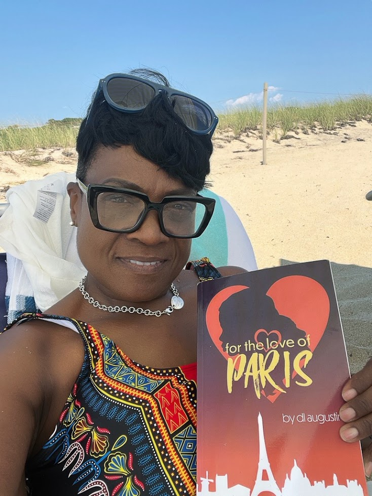 Holding For The Love of Paris at the beach